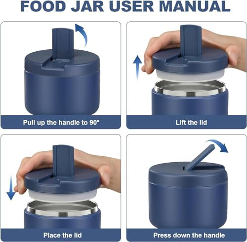 Itslife Warmhaltebecher für Kinder 350ml Edelstahl Blue