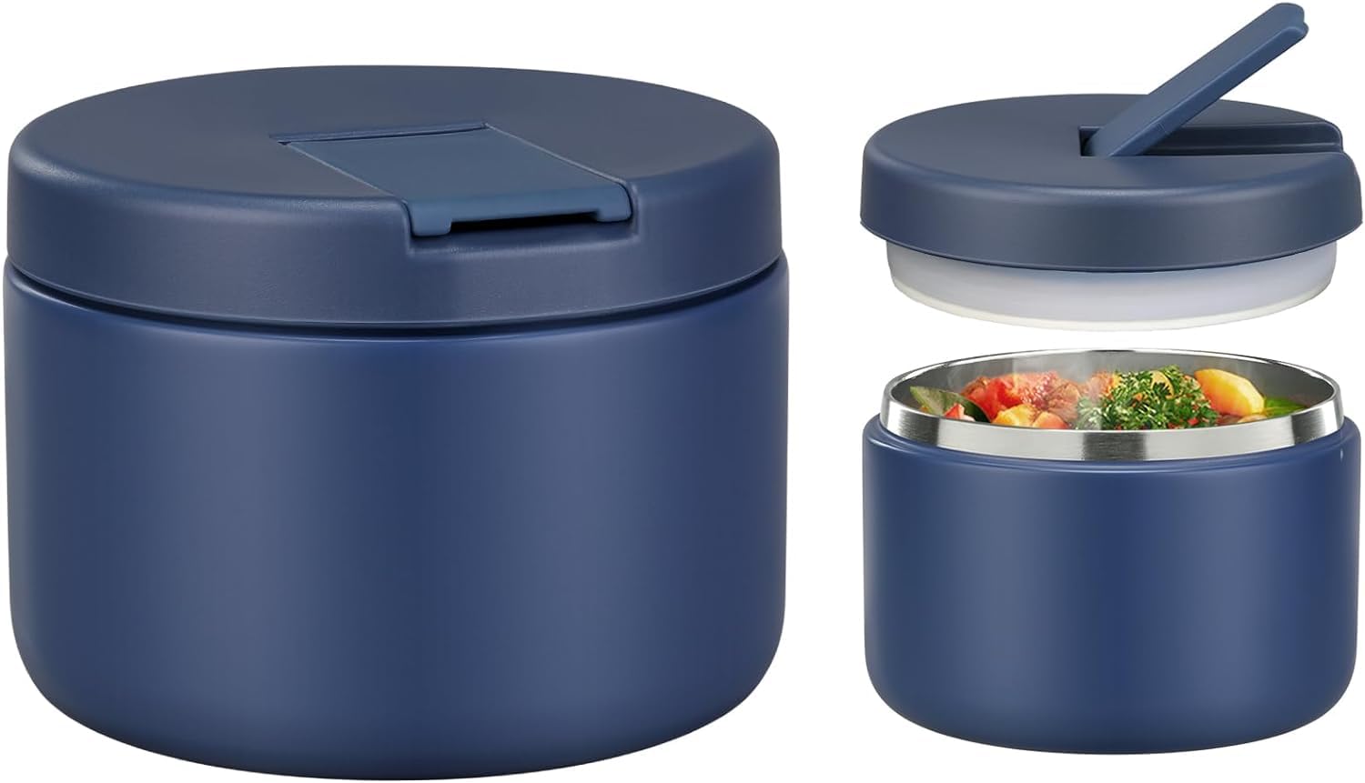 Itslife Warmhaltebecher für Kinder 350ml Edelstahl Blue